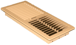 PLASTIC FLOOR REGISTER 350MM X 150MM