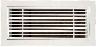 WHITE BAR GRILLE REM CORE 400W X 150H