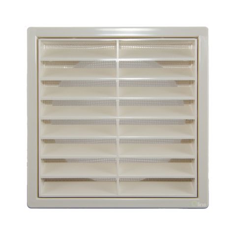 150mm FIXED LOUVRE GRILLE - EXHAUST