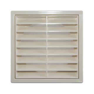 100mm FIXED LOUVRE GRILLE - EXHAUST