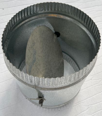 METAL INLINE MANUAL DAMPER 300MM