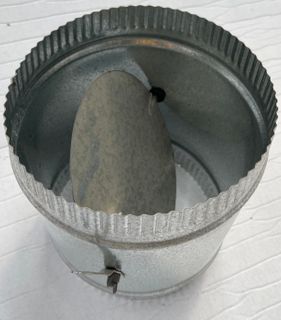 METAL INLINE MANUAL DAMPER 350MM