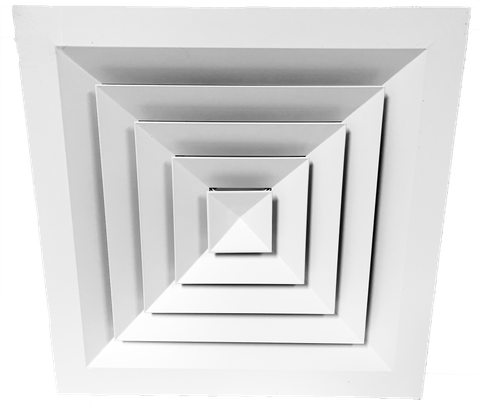 300/450 LOUVRE FACE DIFFUSER ALUMINIUM