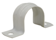 WHITE PIPE SADDLE 25MM