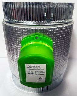 MOTORISED ZONE DAMPER 350MM - 24 VOLT RJ CONN