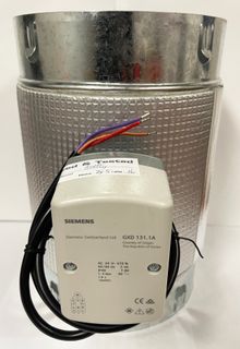 MOTORISED ZONE DAMPER 450MM - 24 VOLT INC LEAD 3 WIRE