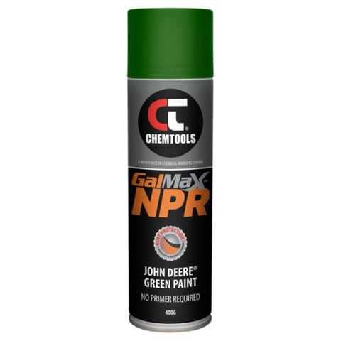 Galmax NPR Gloss John Deere&reg; Green Galvanising Paint 400g Aerosol