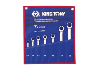 10-19MM 7PC Speed Wrench SET KING TONY