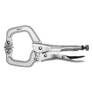 6in C-Clamp Locking Power Grip Plier w/Swivel Pad -Teng