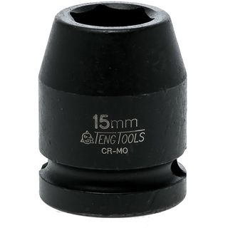 1/2in Dr. Impact Socket 15mm DIN -Teng