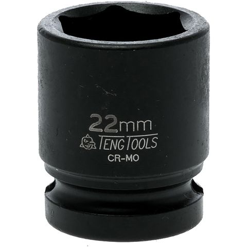 1/2in Dr. Impact Socket 22mm DIN -Teng