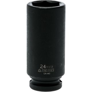 1/2in Dr. Deep Impact Socket 24mm DIN -Teng