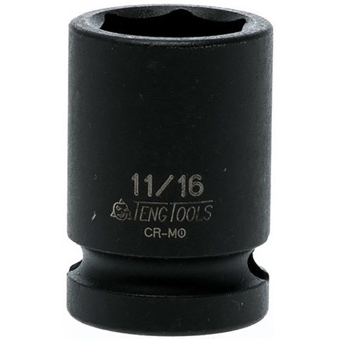 1/2in Dr. Impact Socket 11/16in -Teng