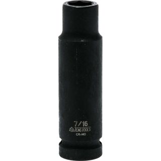 1/2in Dr. Deep Impact Socket 7/16in -Teng