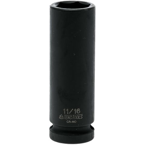 1/2in Dr. Deep Impact Socket 11/16in -Teng