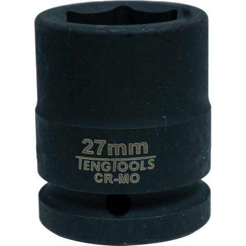 3/4in Dr. Impact Socket 27mm DIN -Teng