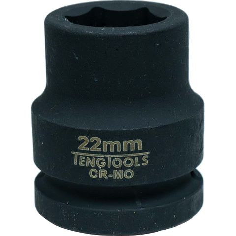 3/4in Dr. Impact Socket 22mm DIN -Teng