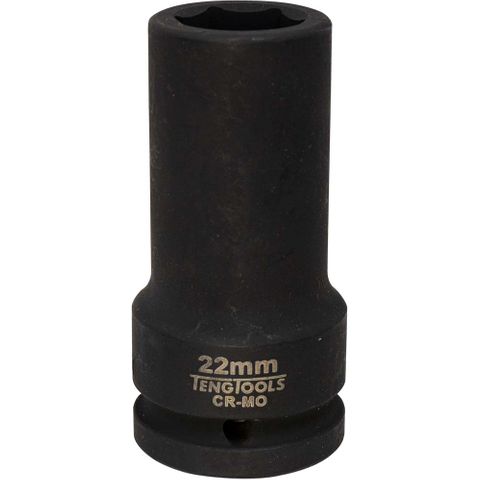 3/4in Dr. Deep Impact Socket 22mm DIN -Teng