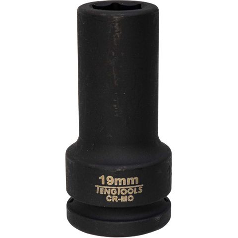 3/4in Dr. Deep Impact Socket 19mm DIN -Teng