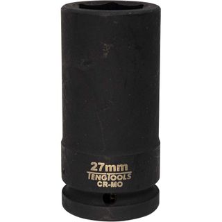 3/4in Dr. Deep Impact Socket 27mm DIN -Teng