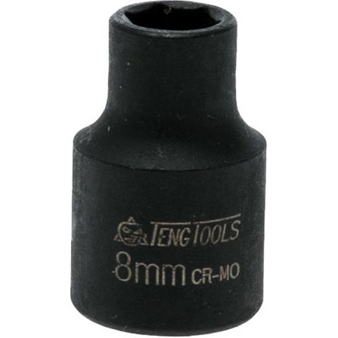 3/8in Dr. Impact Socket 12mm ANSI -Teng