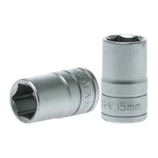 1/2in Dr. Socket 15mm 6Pnt -Teng