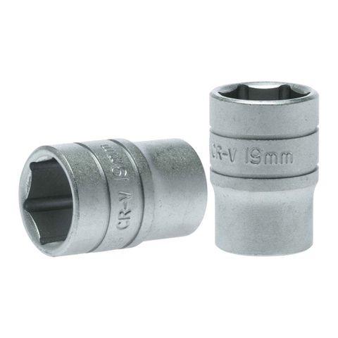 1/2in Dr. Socket 19mm 6Pnt -Teng