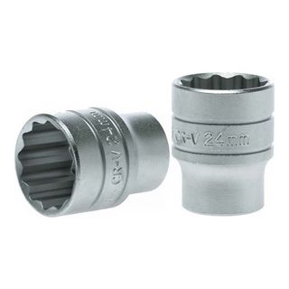 1/2in Dr. Socket 24mm 12Pnt -Teng