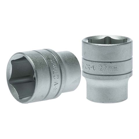 1/2in Dr. Socket 27mm 6Pnt -Teng