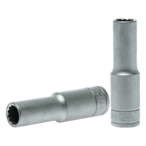 1/2in Dr. Deep Socket 12mm 12Pnt -Teng