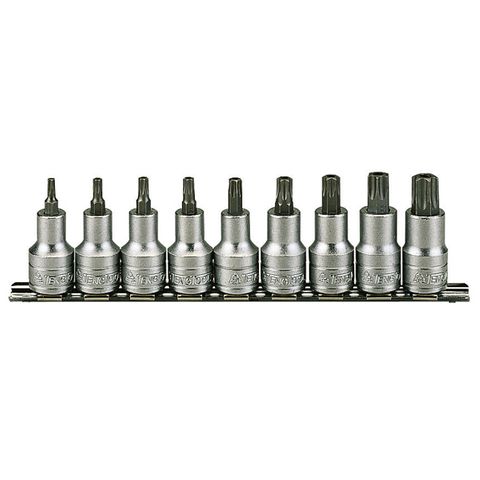 9pc 1/2in Dr. TX Bit Socket Set 20-60 -Teng