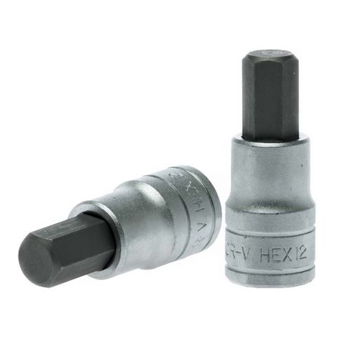 1/2in Dr. Bit Socket Hex 12mm -Teng