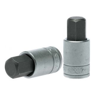 1/2in Dr. Bit Socket Hex 17mm -Teng