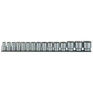 15pc 1/2in Dr. AF Socket Set 3/8-1-1/4in 12Pnt -Teng