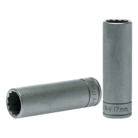 1/2in Dr. Deep Socket 17mm 12Pnt -Teng