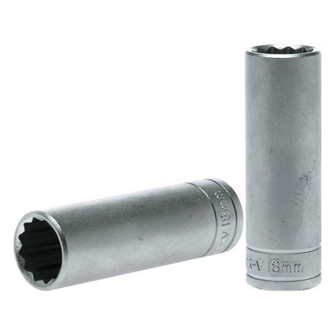 1/2in Dr. Deep Socket 18mm 12Pnt -Teng