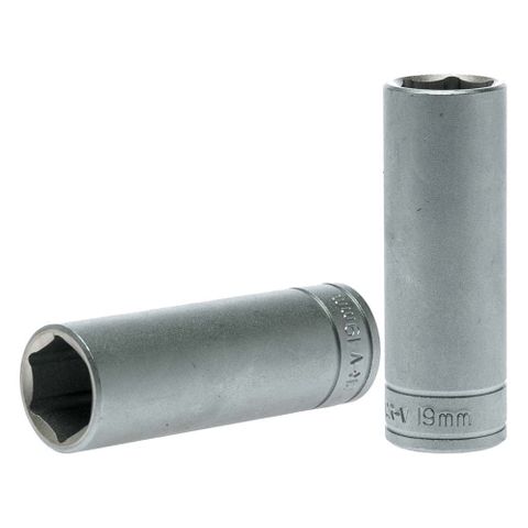 1/2in Dr. Deep Socket 19mm 6Pnt -Teng