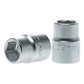 3/4in Dr. Socket 22mm 6Pnt -Teng