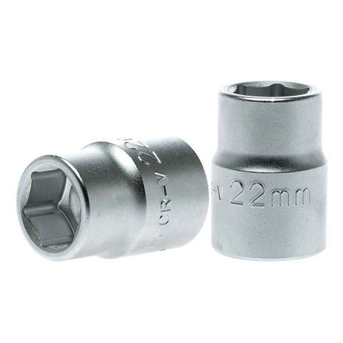 3/4in Dr. Socket 22mm 6Pnt -Teng