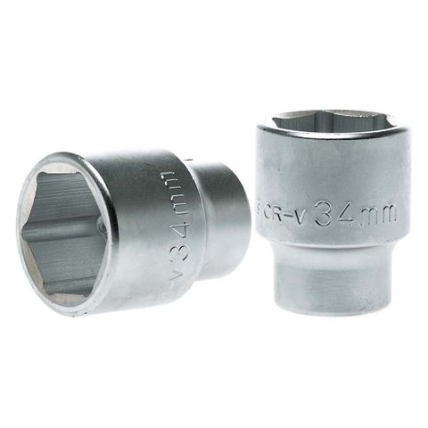 3/4in Dr. Socket 34mm 6Pnt -Teng