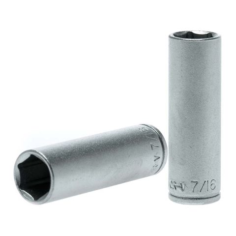 1/4in Dr. Deep Socket 7/16in -Teng