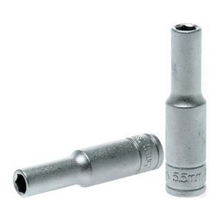 1/4in Dr. Deep Socket 5.5mm -Teng