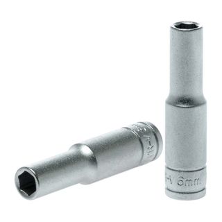 1/4in Dr. Deep Socket 6mm -Teng