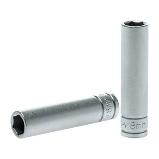 1/4in Dr. Deep Socket 8mm -Teng