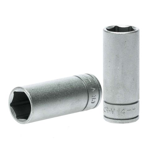 3/8in Dr. Deep Socket 14mm -Teng