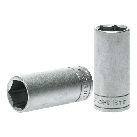 3/8in Dr. Deep Socket 18mm -Teng