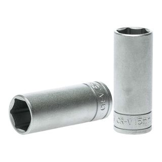 3/8in Dr. Deep Socket 15mm -Teng