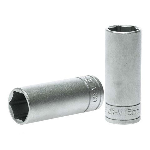 3/8in Dr. Deep Socket 15mm -Teng