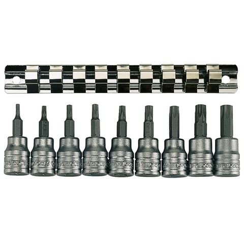 9pc 3/8in Dr. TX Bit Socket Set 10-50 -Teng