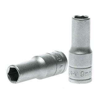 3/8in Dr. Deep Socket 9mm -Teng